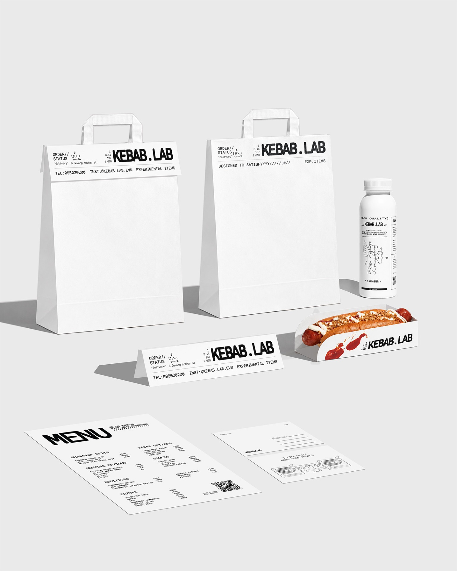 Kebab.Lab Brand Identity and Packaging Design