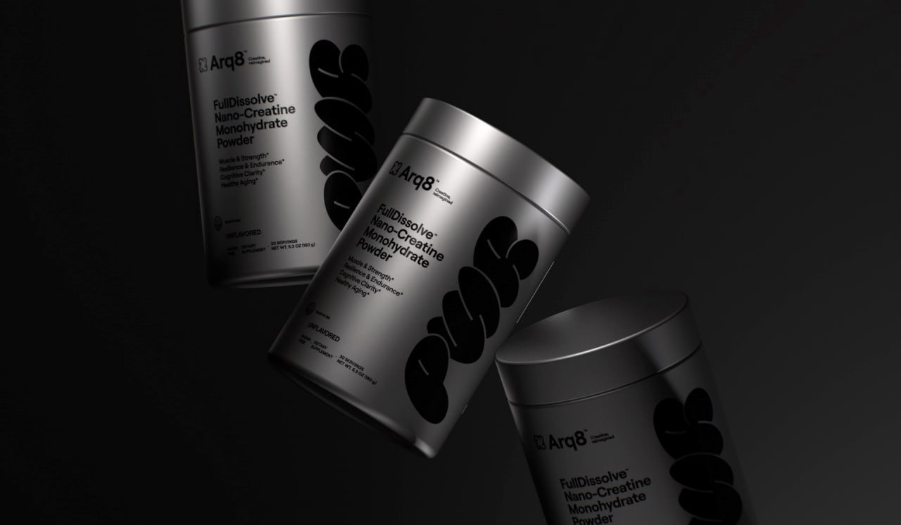 ARQ8 Reimagines Creatine Packaging For The Wellness Market