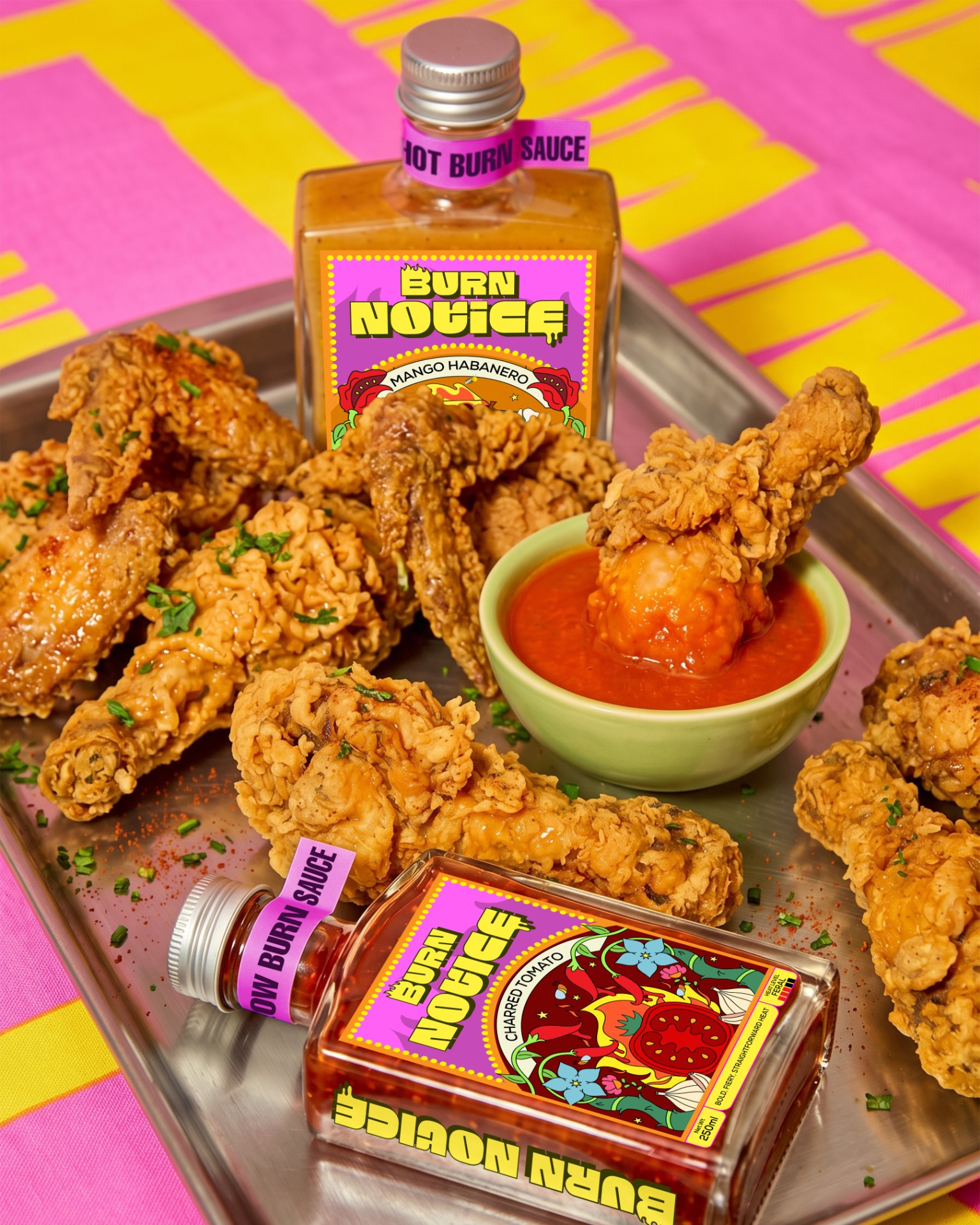 Burn Notice – Hot Sauce Brand