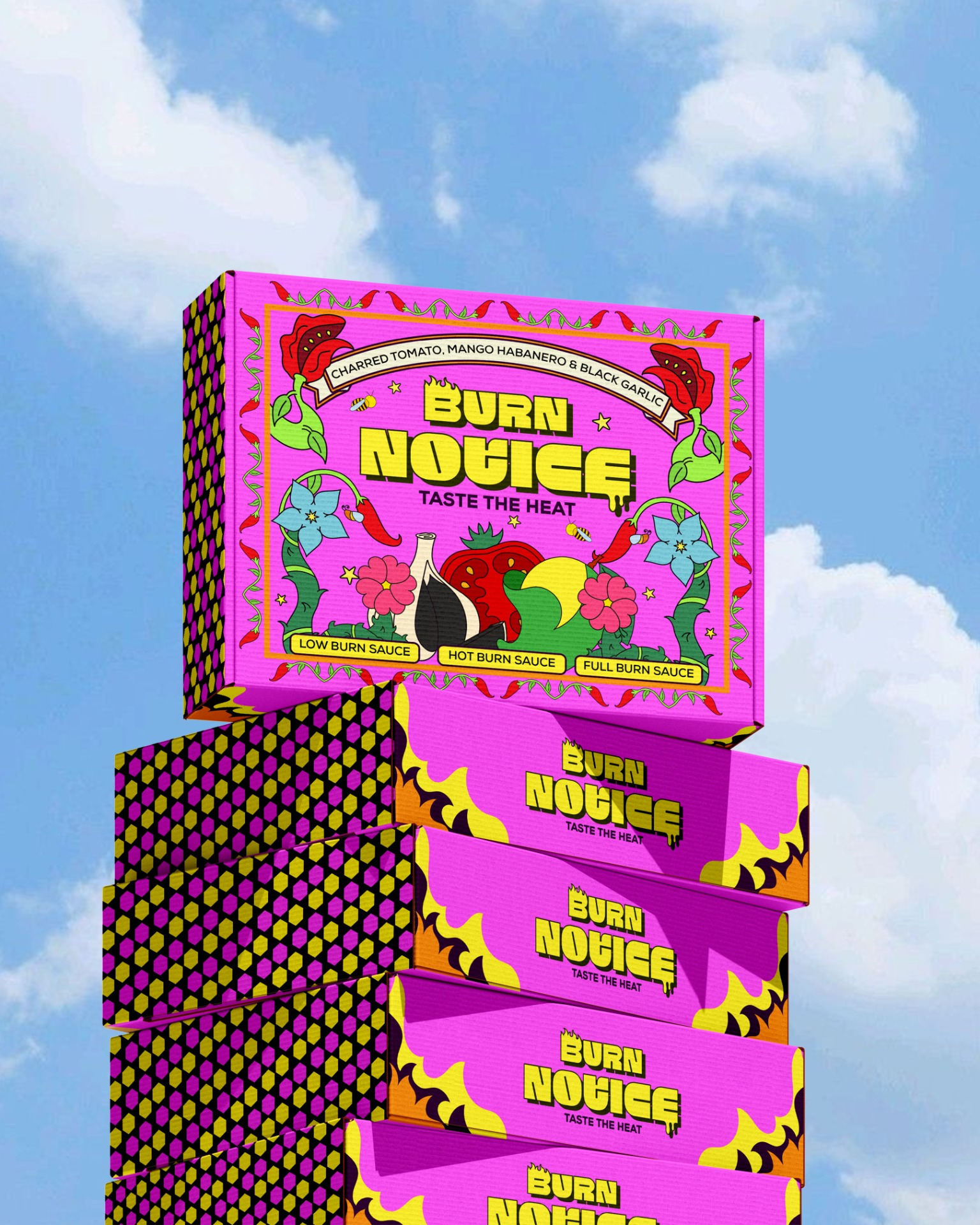 Burn Notice – Hot Sauce Brand