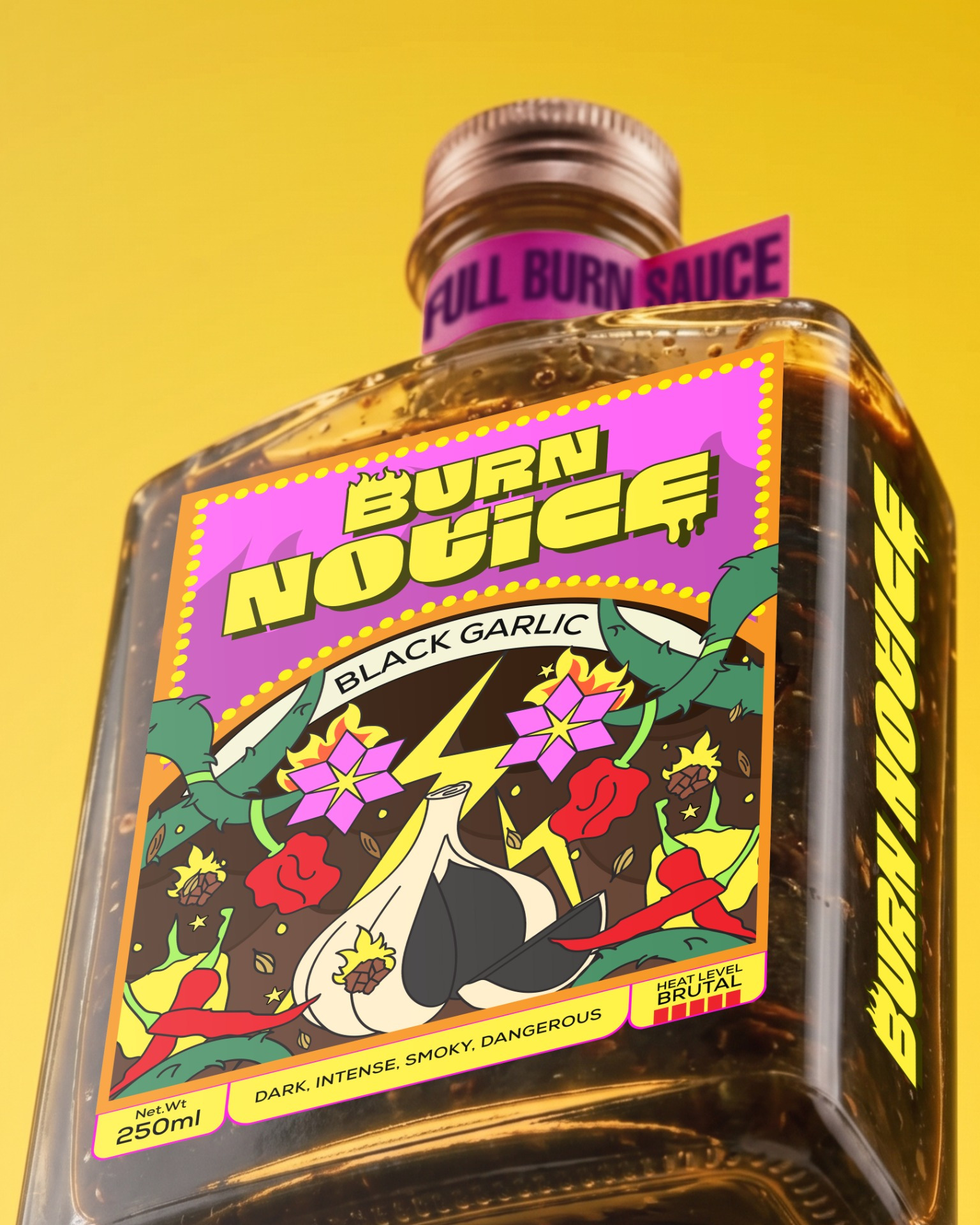 Burn Notice – Hot Sauce Brand