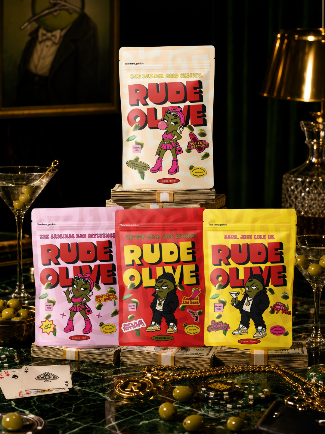 Rude Olive— Brand Identity & Packaging Design