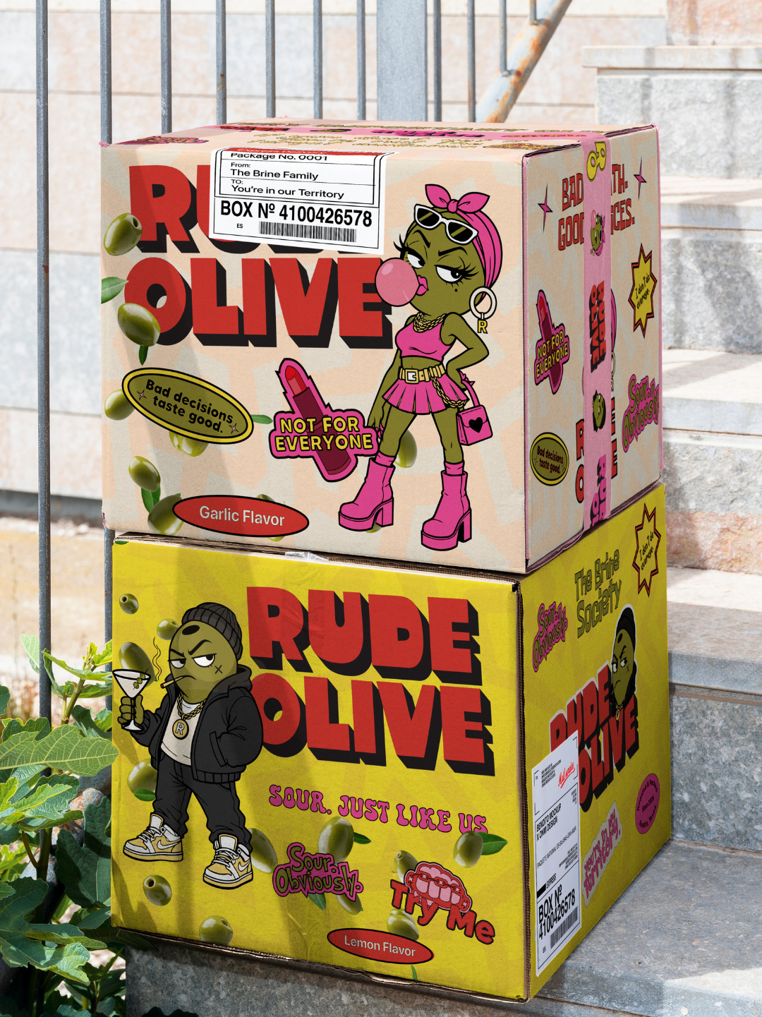 Rude Olive— Brand Identity & Packaging Design