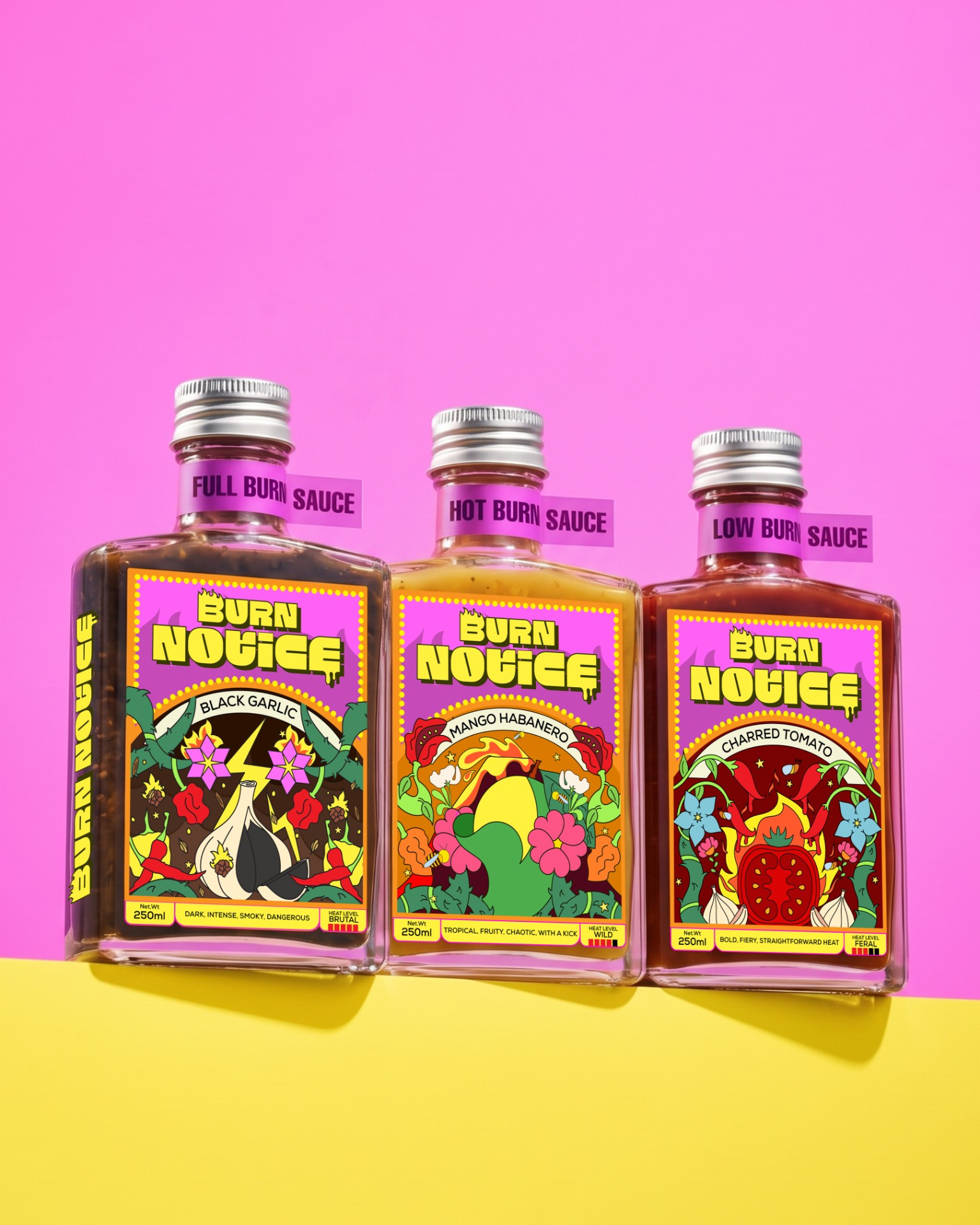 Burn Notice – Hot Sauce Brand